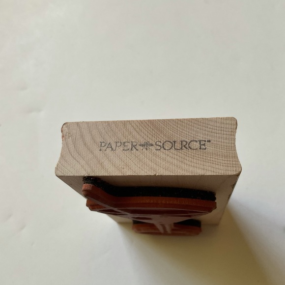 Martini Glass Rubber Stamp Paper Source MARTINI LARGE Wood Mounted - Picture 7 of 7